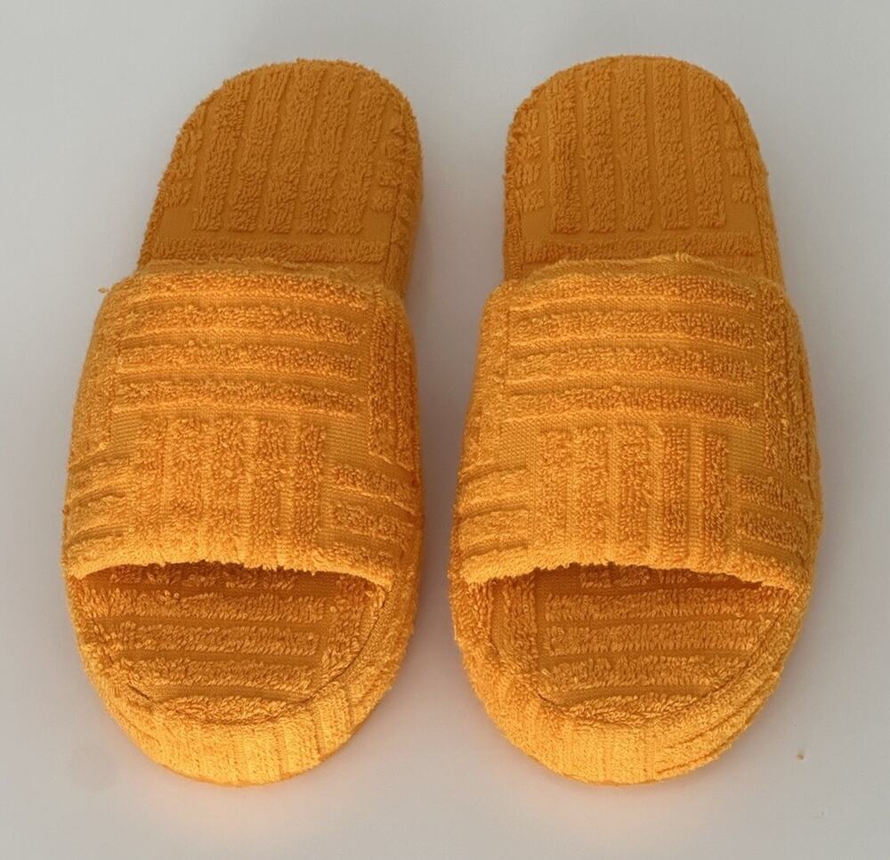 Bottega Veneta Womens Intrecciato Resort Sponge Slipper Orange 10 US 659139 $600